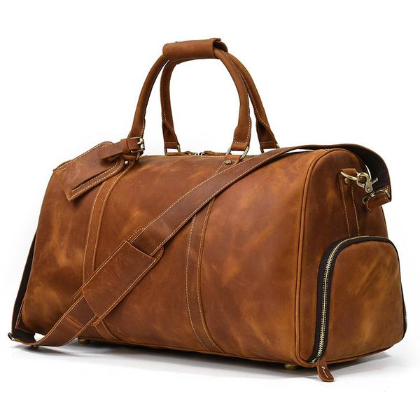 large size leather travel bag 100% genuine travelling handbag feature man crazy duffle for horse duffel bags
large size leather travel bag 100% genuine travelling handbag feature man crazy duffle for horse duffel bags
