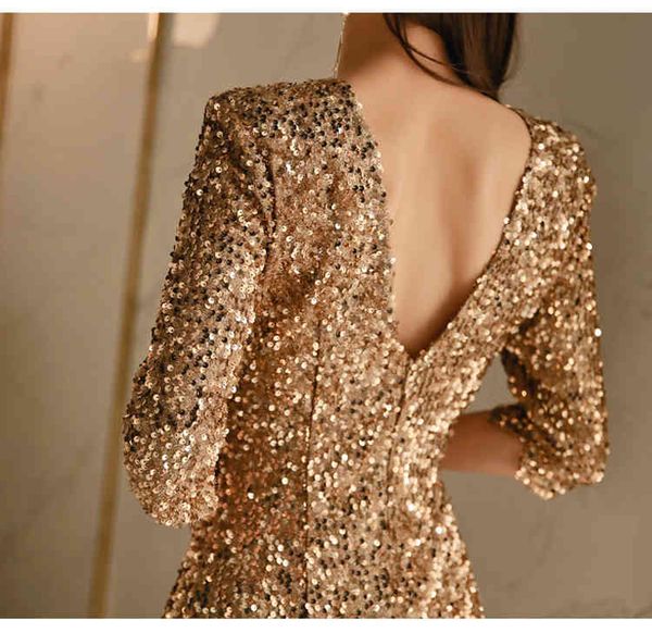 casual dresses golden sequined bodycon women club party o neck half sleeve v back girls spring summer 9agk, Black;gray
casual dresses golden sequined bodycon women club party o neck half sleeve v back girls spring summer 9agk, Black;gray