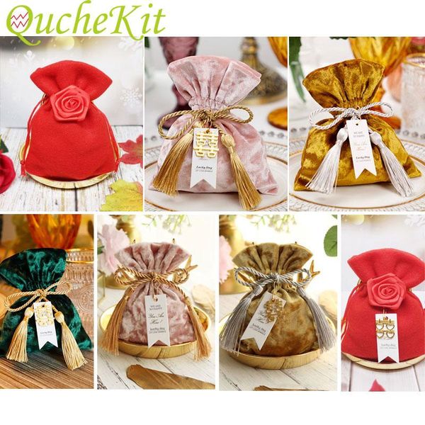 gift wrap 10pcs velvet sugar bag with string and card christmas birthday party cooike candy packaging bags wedding favors supplies
gift wrap 10pcs velvet sugar bag with string and card christmas birthday party cooike candy packaging bags wedding favors supplies