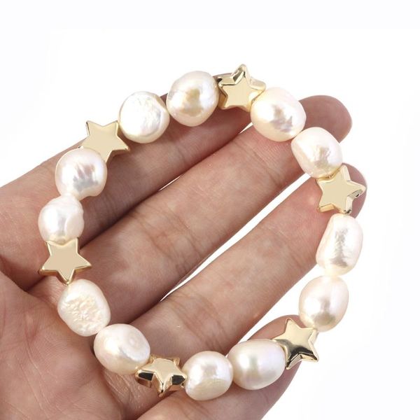 charm bracelets 2021 natural shell star hand ornament five pointed women's beaded fashion fine female accessories girl gift jewelry, Golden;silver
charm bracelets 2021 natural shell star hand ornament five pointed women's beaded fashion fine female accessories girl gift jewelry, Golden;silver
