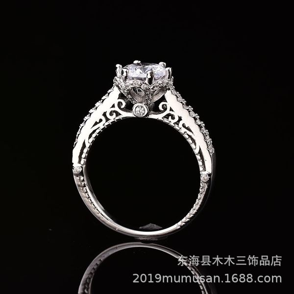1 dream lace bud mossan stone diamond women's wedding proposal ring accsori sier clasp, Silver
1 dream lace bud mossan stone diamond women's wedding proposal ring accsori sier clasp, Silver
