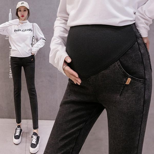 pregnancy abdominal pants boyfriend jeans maternity for pregnant women clothes high waist trousers loose denim bottoms, White
pregnancy abdominal pants boyfriend jeans maternity for pregnant women clothes high waist trousers loose denim bottoms, White