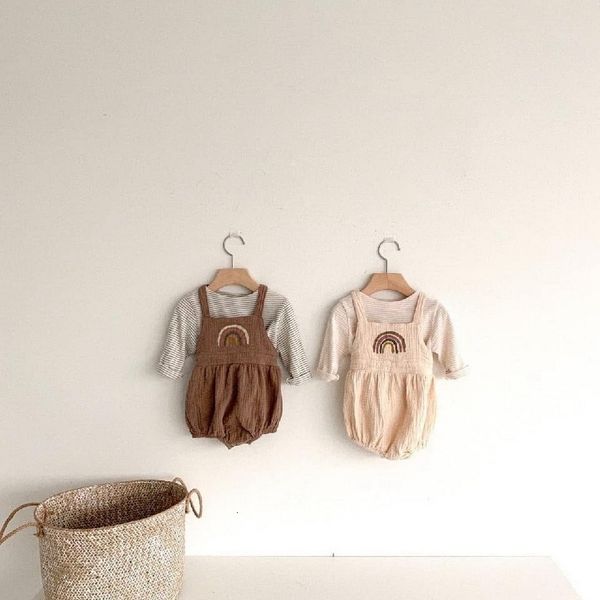 clothing sets wholesale spring baby boys girls outfits striped long sleeve t-shirt + raiow romper cute e029 ctym, White
clothing sets wholesale spring baby boys girls outfits striped long sleeve t-shirt + raiow romper cute e029 ctym, White
