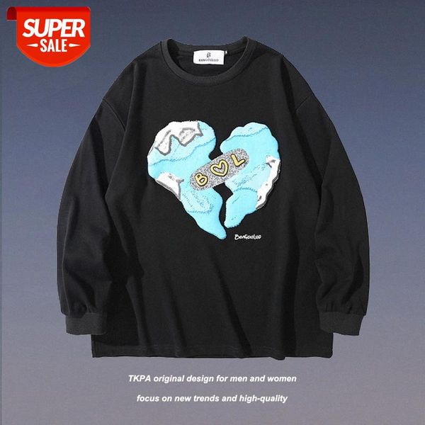 t shirt men's ins high street loose bf wind long-sleeved national tide brand trend foam printing thin sweater base #vn0x, White;black
t shirt men's ins high street loose bf wind long-sleeved national tide brand trend foam printing thin sweater base #vn0x, White;black