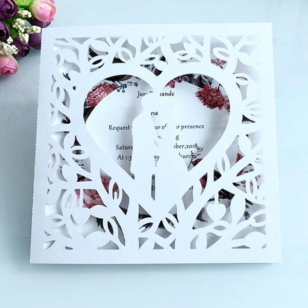 greeting cards 50pcs hollow heart laser cut marriage wedding invitations card print postcard party supplies blue white gold red
greeting cards 50pcs hollow heart laser cut marriage wedding invitations card print postcard party supplies blue white gold red