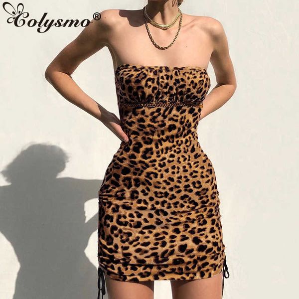 colysmo leopard dress women slash neck strapless party off shoulder drawstring mini bodycon es ladies vestidos 210527, Black;gray
colysmo leopard dress women slash neck strapless party off shoulder drawstring mini bodycon es ladies vestidos 210527, Black;gray