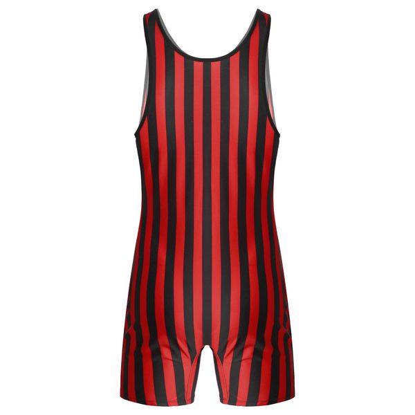 mens striped wrestling singlet bodysuit weight lifting stretchy gymnastic leotard workout fitness outfits athletic jumpsuit, Black;white
mens striped wrestling singlet bodysuit weight lifting stretchy gymnastic leotard workout fitness outfits athletic jumpsuit, Black;white