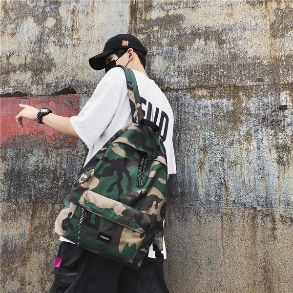 backpack fashion trend camouflage schoolbag female personality men's large capacity travel bag 16 inch computer
backpack fashion trend camouflage schoolbag female personality men's large capacity travel bag 16 inch computer
