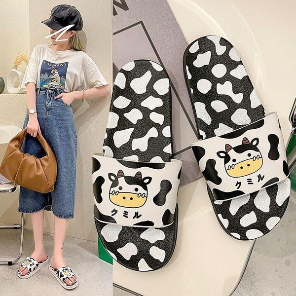 beach cartoon slippers women's cute cows outdoor wear breathable lightweight wear-resisting shoes woman, Black
beach cartoon slippers women's cute cows outdoor wear breathable lightweight wear-resisting shoes woman, Black
