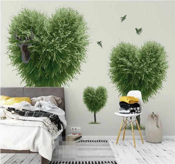 customized large mural wallpaper children's room heart-shaped big tree flying bird background wall high-end waterproof material wallpap
customized large mural wallpaper children's room heart-shaped big tree flying bird background wall high-end waterproof material wallpap