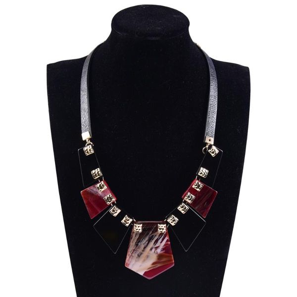 fashion leather cord statement necklace 2021 women's pendants vintage weaving collar choker femme wedding jewelry gifts pendant necklac, Silver
fashion leather cord statement necklace 2021 women's pendants vintage weaving collar choker femme wedding jewelry gifts pendant necklac, Silver