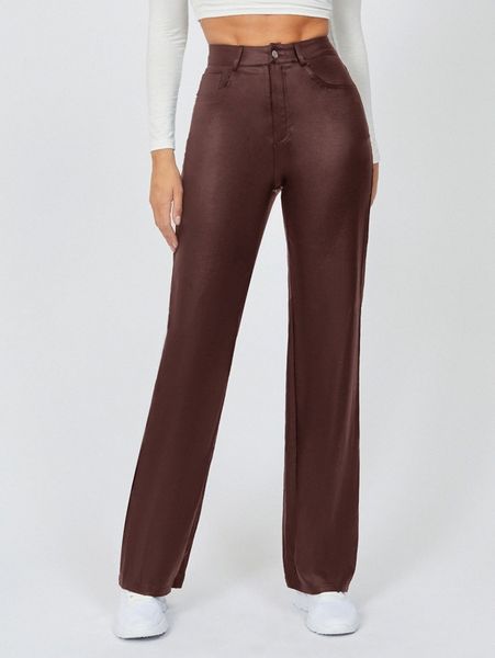 tall high waist straight leg jeans 16he#, Blue