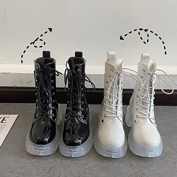 boots shoes women's autumn luxury designer round toe lace up crystal boots-women flat heel fashion rock high ankle rhinesto, Black
boots shoes women's autumn luxury designer round toe lace up crystal boots-women flat heel fashion rock high ankle rhinesto, Black