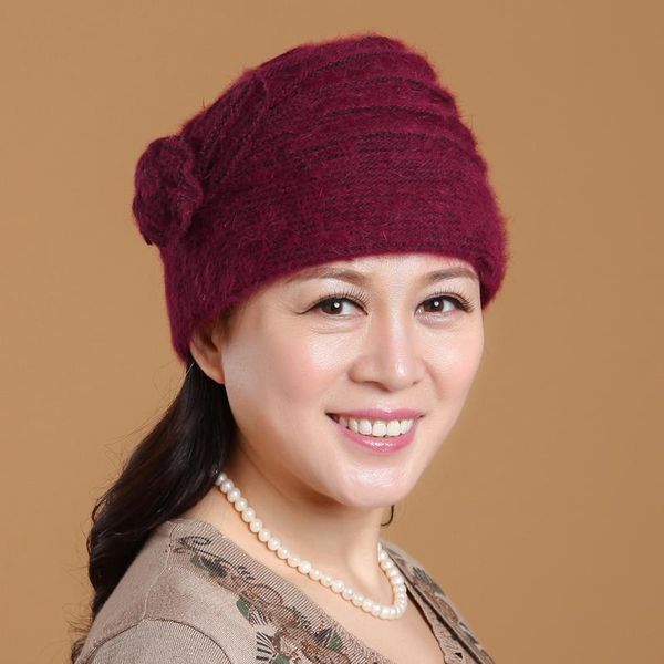 berets autumn and winter in the old lady hat plus velvet warm female hair knitted cap, Blue;gray
berets autumn and winter in the old lady hat plus velvet warm female hair knitted cap, Blue;gray