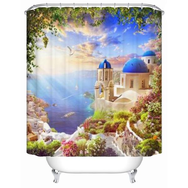 shower curtains european town building curtain natural scenery landscape bathroom with hooks waterproof
shower curtains european town building curtain natural scenery landscape bathroom with hooks waterproof