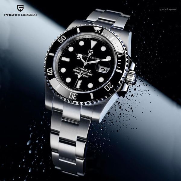 wristwatches pagani design mens watches luxury nh35 business wristwatch men mechanical automatic watch sport waterproof relogio masculino, Slivery;brown
wristwatches pagani design mens watches luxury nh35 business wristwatch men mechanical automatic watch sport waterproof relogio masculino, Slivery;brown