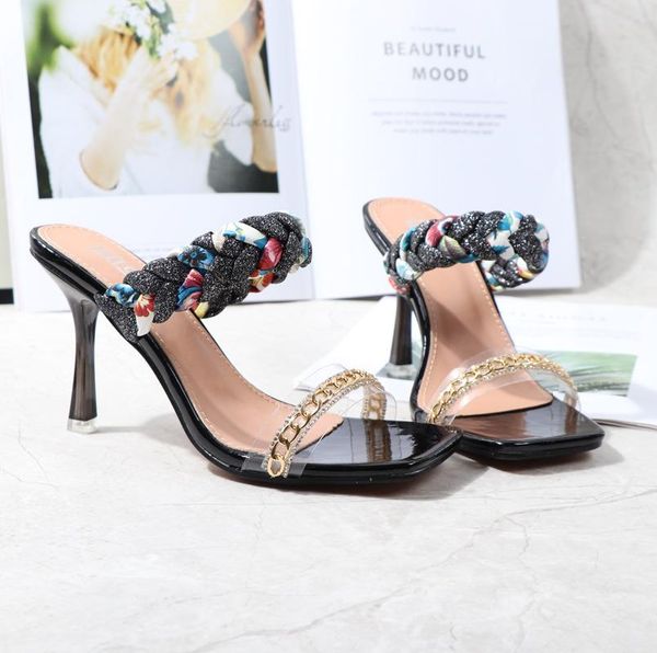 dress shoes 2021 summer women cross-border us-euro sandals electroplated chain square head with roman high-heeled, Black
dress shoes 2021 summer women cross-border us-euro sandals electroplated chain square head with roman high-heeled, Black