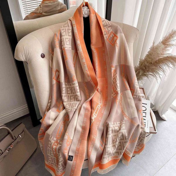 70% off autumn and winter letter jacquard cashmere like extended scarf women's warm air conditioning shawl thickened neckline live broa, Blue;gray
70% off autumn and winter letter jacquard cashmere like extended scarf women's warm air conditioning shawl thickened neckline live broa, Blue;gray