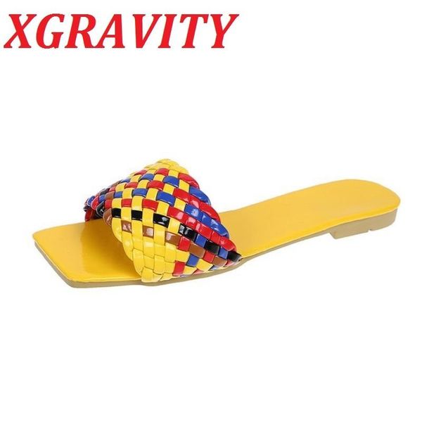 plus size 35-42 weave colorful flat slides pu fashion mix color knitted slippers for ladies casual square toe shoes, Black
plus size 35-42 weave colorful flat slides pu fashion mix color knitted slippers for ladies casual square toe shoes, Black