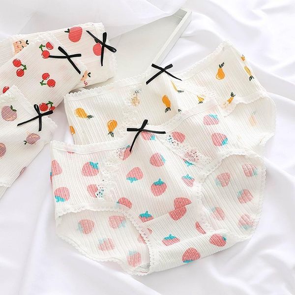 women's panties woman lingeries lace cotton crotch wood ears edge japanese mid-waist briefs threaded strawberry peach fruit underwear, Black;pink
women's panties woman lingeries lace cotton crotch wood ears edge japanese mid-waist briefs threaded strawberry peach fruit underwear, Black;pink