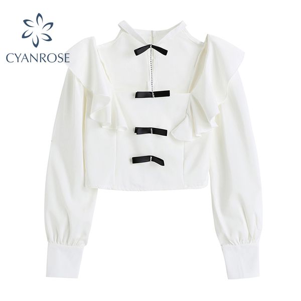 white square collar crop blouses women spliced bownot ruffle design lantern long sleeve shirts female elegant rok bar 210417
white square collar crop blouses women spliced bownot ruffle design lantern long sleeve shirts female elegant rok bar 210417
