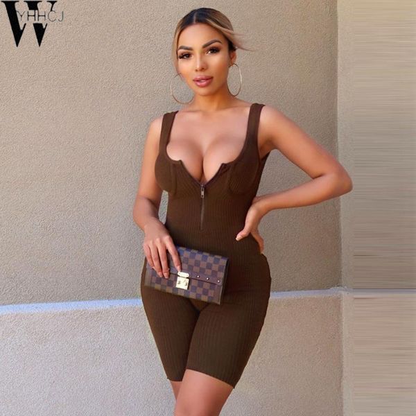 sleeveless zipped bodycon stretchy playsuit summer women solid fashion streetwear outfits body romper women's jumpsuits & rompers, Black;white
sleeveless zipped bodycon stretchy playsuit summer women solid fashion streetwear outfits body romper women's jumpsuits & rompers, Black;white