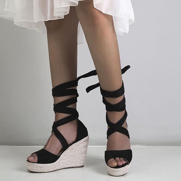 sandals karin fashion big size 43 striped leopard straw platform comfy walking summer high heels women shoes, Black
sandals karin fashion big size 43 striped leopard straw platform comfy walking summer high heels women shoes, Black