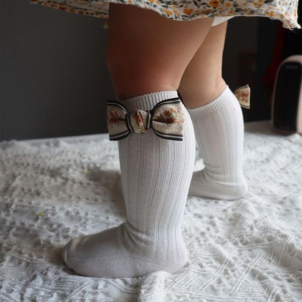 socks spanish national style baby girls cotton with bowknot solid color children foot wear accessories medium tube stockings, Pink;yellow
socks spanish national style baby girls cotton with bowknot solid color children foot wear accessories medium tube stockings, Pink;yellow