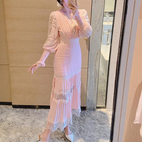 casual dresses pink party midi dress long sleeve 2021 high waist embroidery lace luxury boho elegant autumn runway women woman vestidos, Black;gray
casual dresses pink party midi dress long sleeve 2021 high waist embroidery lace luxury boho elegant autumn runway women woman vestidos, Black;gray