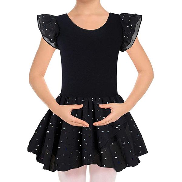 girl's dresses ballet dance leotard dress for kid girls professional gymnastics lyrical costumes kids chiffon, Red;yellow 
girl's dresses ballet dance leotard dress for kid girls professional gymnastics lyrical costumes kids chiffon, Red;yellow