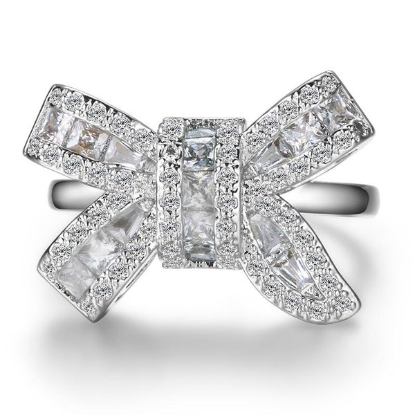 cluster rings fashion 925 solid sterling silver created moissanite gemstone wedding engagement bowknot ring fine jewelry wholesale, Golden;silver
cluster rings fashion 925 solid sterling silver created moissanite gemstone wedding engagement bowknot ring fine jewelry wholesale, Golden;silver