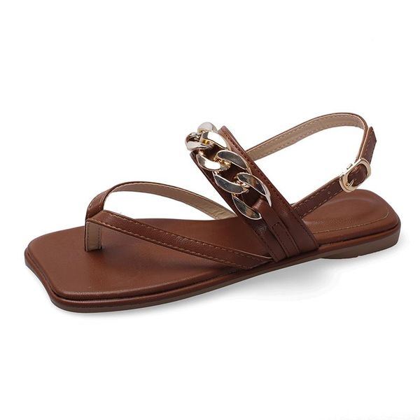 sandals 2021 summer beach shoes for women fashion gold chain decor flat female gladiator zapatillas mujer, Black
sandals 2021 summer beach shoes for women fashion gold chain decor flat female gladiator zapatillas mujer, Black