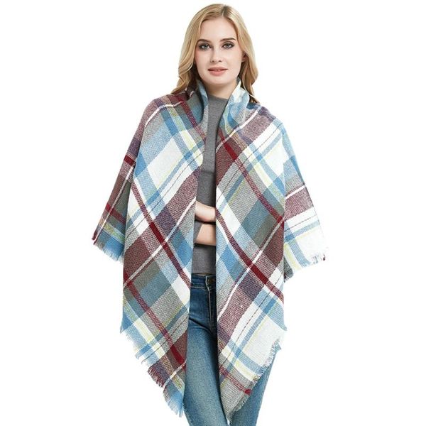 scarves literature art plaid cashmere scarf women's winter korean double-sided long warm dual-purpose shawl colorful foulard femme, Blue;gray
scarves literature art plaid cashmere scarf women's winter korean double-sided long warm dual-purpose shawl colorful foulard femme, Blue;gray