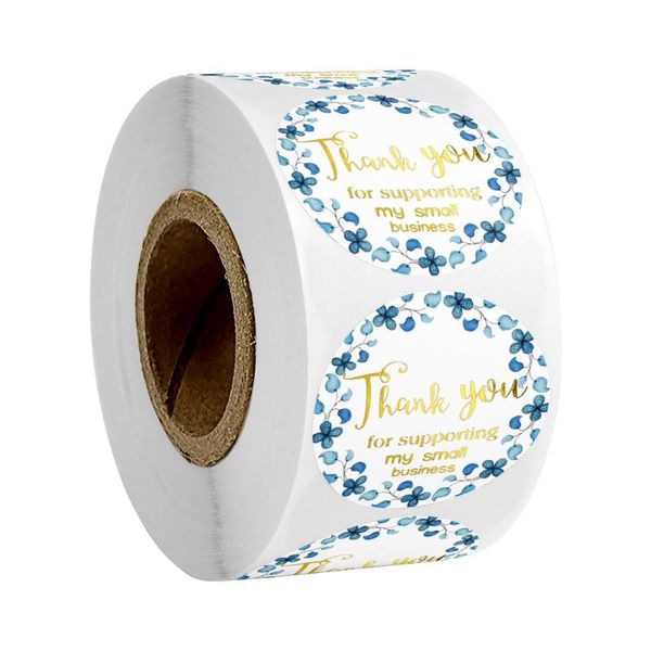 gift wrap 500pcs/roll circle thank you stickers seal labels flower sticker handmade scrapbook for supporting my small business
gift wrap 500pcs/roll circle thank you stickers seal labels flower sticker handmade scrapbook for supporting my small business