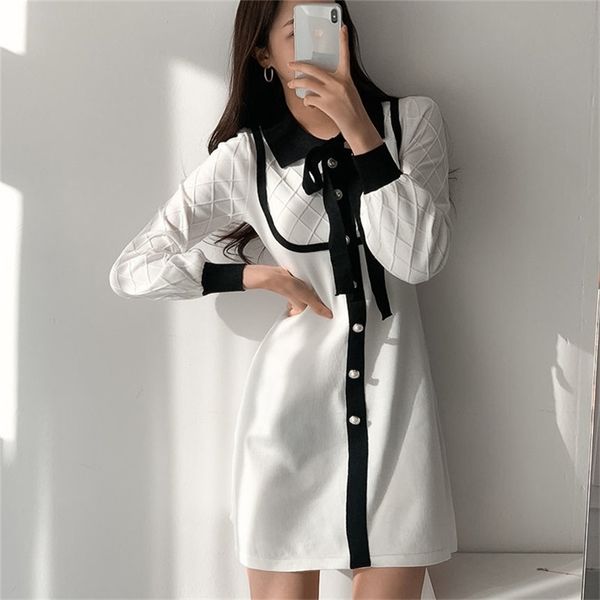 sweet girls stylish high waist pearls bow knitted streetwear chic all match a-line mini dresses vestidos 210525, Black;gray
sweet girls stylish high waist pearls bow knitted streetwear chic all match a-line mini dresses vestidos 210525, Black;gray