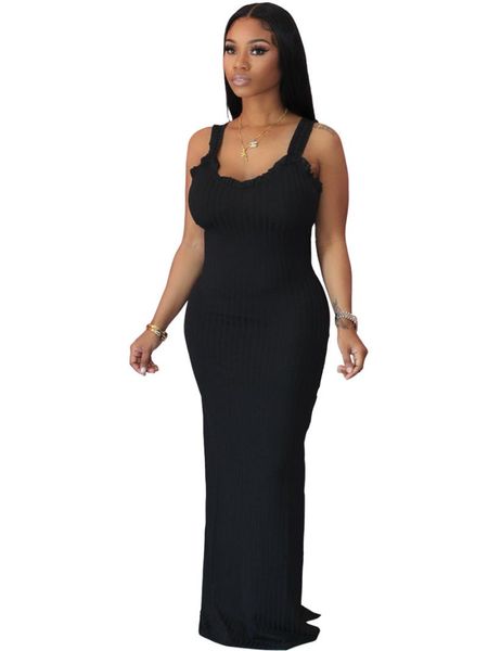 casual dresses women's clothing the fashion solid color high elasticity sling dress, Black;gray
casual dresses women's clothing the fashion solid color high elasticity sling dress, Black;gray