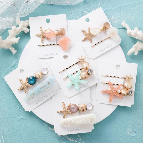 korean style simple cute hair pins seashell starfish clips for girl children fashion accessories wholesale1
korean style simple cute hair pins seashell starfish clips for girl children fashion accessories wholesale1