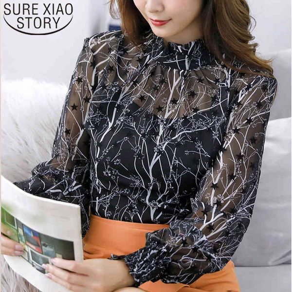 autumn korean casual long sleeve lace blouses printed elegant women clothing fashion 6146 50 210415, White
autumn korean casual long sleeve lace blouses printed elegant women clothing fashion 6146 50 210415, White
