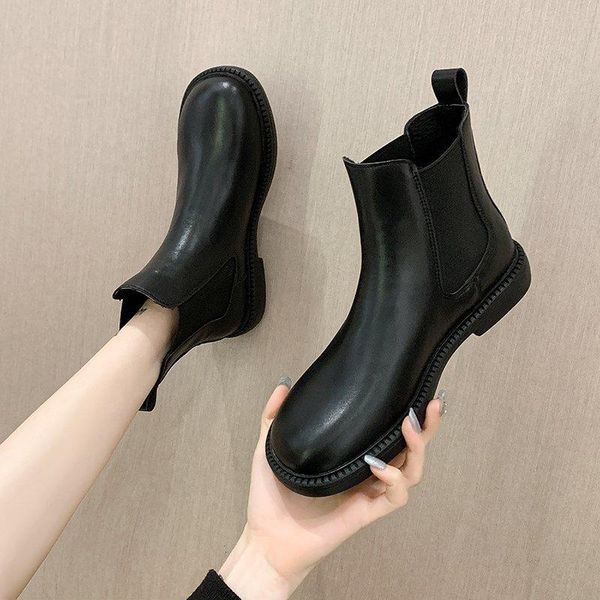 boots slip on women shoes woman ankle solid black leather square low heels plaform autumn winter plus size
boots slip on women shoes woman ankle solid black leather square low heels plaform autumn winter plus size
