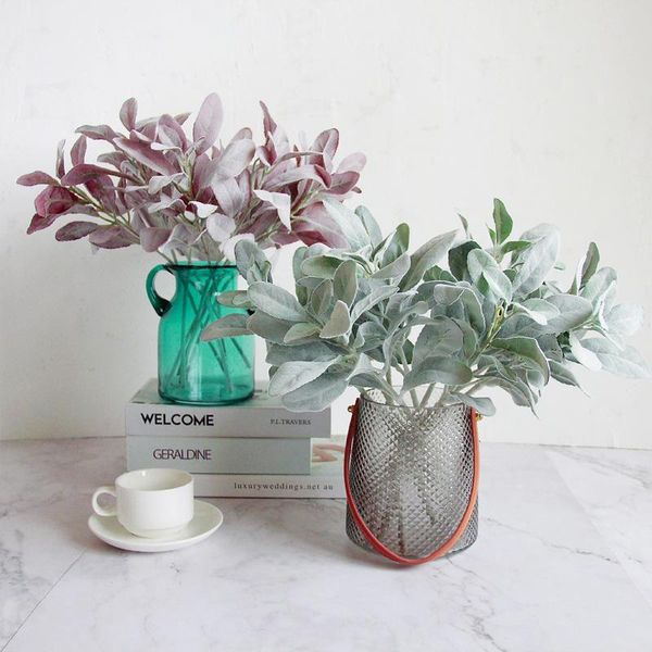36cm artificial flower flocking ear leaf home decoration plant wedding bride bouquet row green material fake decorative flowers & wre wreath
36cm artificial flower flocking ear leaf home decoration plant wedding bride bouquet row green material fake decorative flowers & wre wreath