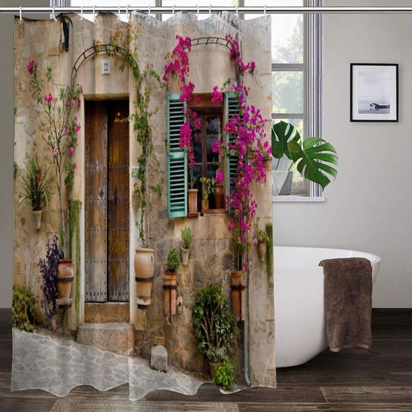 retro spring door bathroom shower curtain set with 12 hooks western bar bath curtains waterproof polyester bathtub decor
retro spring door bathroom shower curtain set with 12 hooks western bar bath curtains waterproof polyester bathtub decor