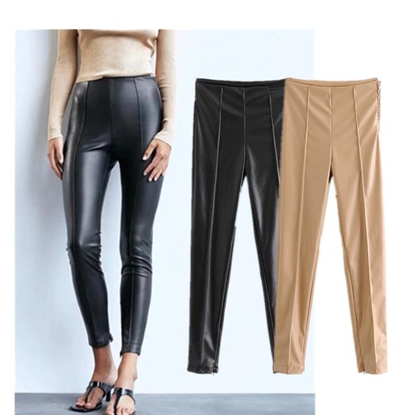 withered winter england high waist simple skinny pu leather pencil pants women pantalones mujer pantalon femme trousers women's & capri, Black;white
withered winter england high waist simple skinny pu leather pencil pants women pantalones mujer pantalon femme trousers women's & capri, Black;white