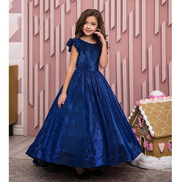girl's dresses evening dress girl host foreign, Red;yellow