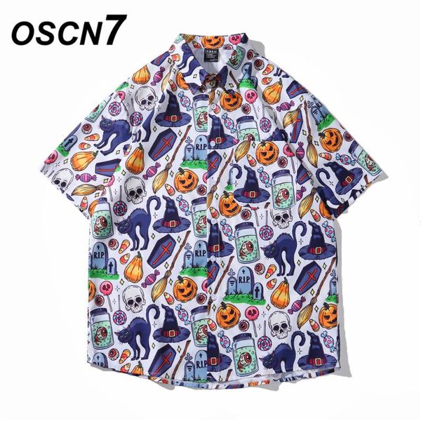 men's casual shirts oscn7 printed short sleeve shirt men street 2021 hawaii beach oversize women fashion harujuku for 3257, White;black
men's casual shirts oscn7 printed short sleeve shirt men street 2021 hawaii beach oversize women fashion harujuku for 3257, White;black