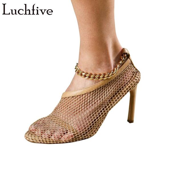 mesh cover square toe summer sandals high heels ladies shoes chains buckle nude woman runway zapatos de mujer, Black
mesh cover square toe summer sandals high heels ladies shoes chains buckle nude woman runway zapatos de mujer, Black