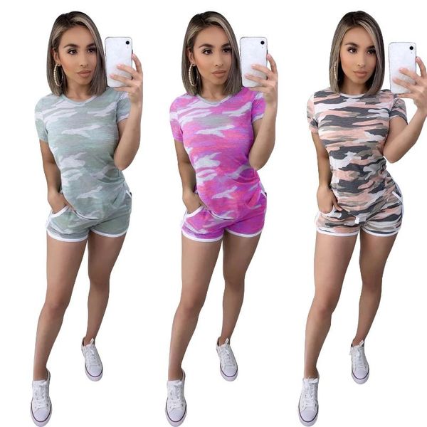 camouflage print casual two piece outfit summer clothes o neck short sleeve slim fit and biker shorts lounge wear tracksuit dress, White
camouflage print casual two piece outfit summer clothes o neck short sleeve slim fit and biker shorts lounge wear tracksuit dress, White