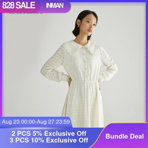 casual dresses inman spring autumn dress women french elegant hollow jacquard embroidery lapel long sleeve pastoral light beige one-piece, Black;gray
casual dresses inman spring autumn dress women french elegant hollow jacquard embroidery lapel long sleeve pastoral light beige one-piece, Black;gray