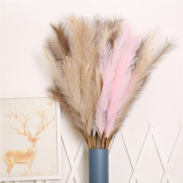 122cm artificial bulrush natural pampas grass phragmites for diy wedding home decoration fake flowers reeds plants decorative & wreaths
122cm artificial bulrush natural pampas grass phragmites for diy wedding home decoration fake flowers reeds plants decorative & wreaths