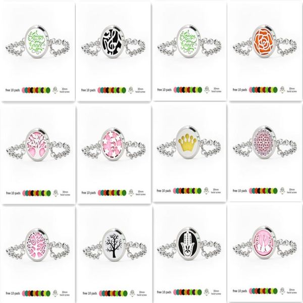 more than 50 styles stainless steel perfume locket bracelet round essential oil diffuser with chain link,, Black
more than 50 styles stainless steel perfume locket bracelet round essential oil diffuser with chain link,, Black