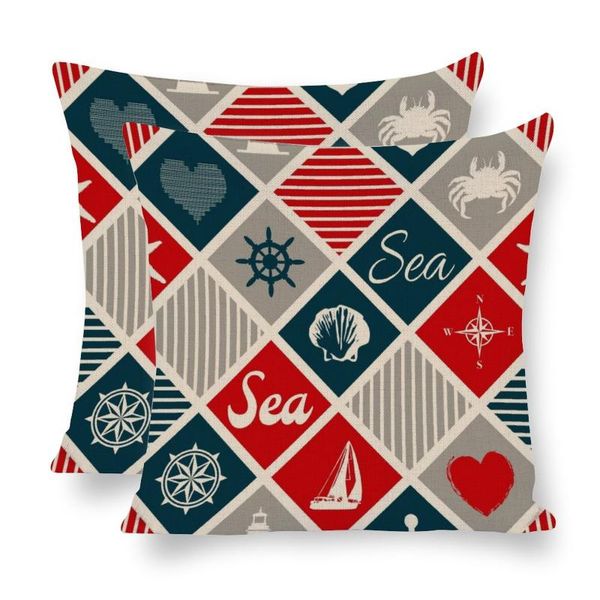 pillow case nordic geometric nautical throw linen decorative home navy navigation cushioin chair square decor 18'Ã18'
pillow case nordic geometric nautical throw linen decorative home navy navigation cushioin chair square decor 18'Ã18'